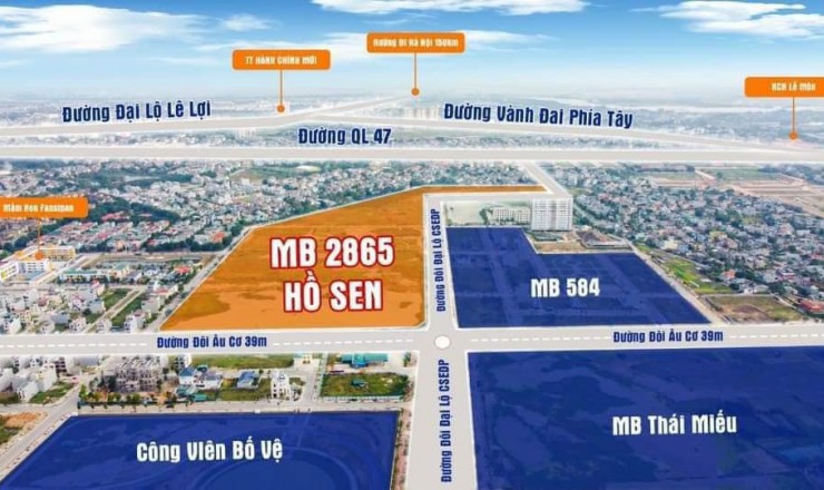 ⭐️BÁN CL13-08 MẶT BẰNG HỒ SEN 2865 TRUNG TÂM THÀNH PHỐ THANH HÓA